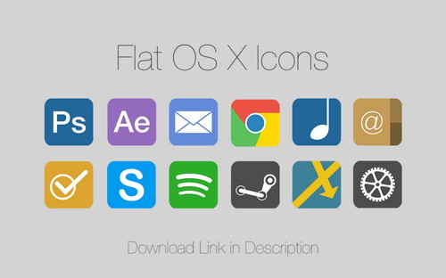 flat ikopns for osx free